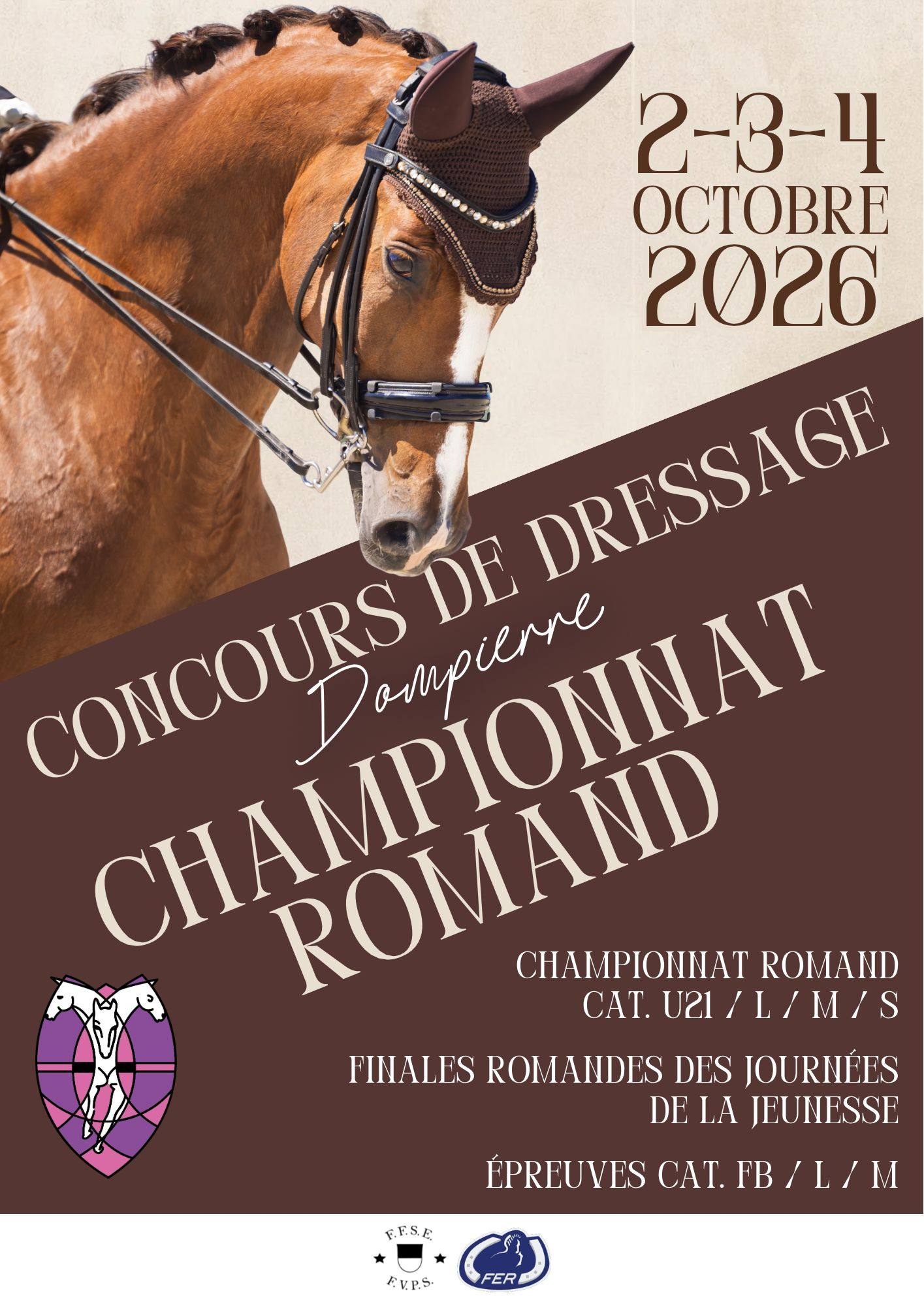 Image Championnat romand et concours de dressage